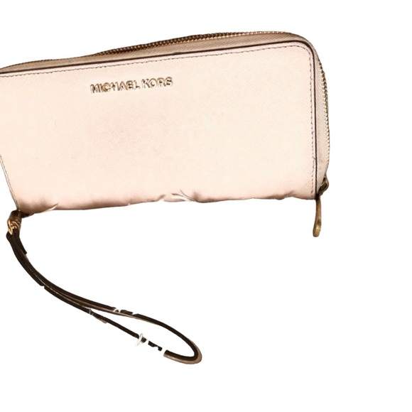 Michael Kors Pastel Pink Tote Laptop Purse&Wallet - Picture 4 of 6